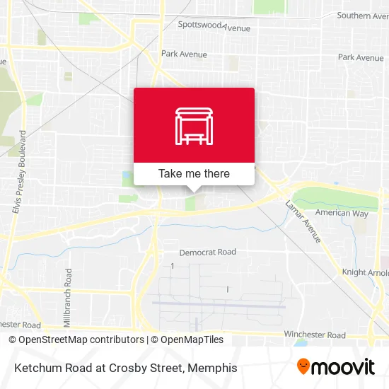Ketchum Road at Crosby Street map