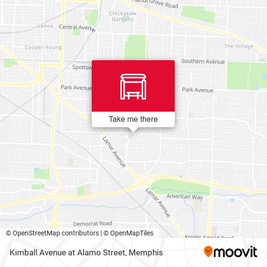 Mapa de Kimball Avenue at Alamo Street