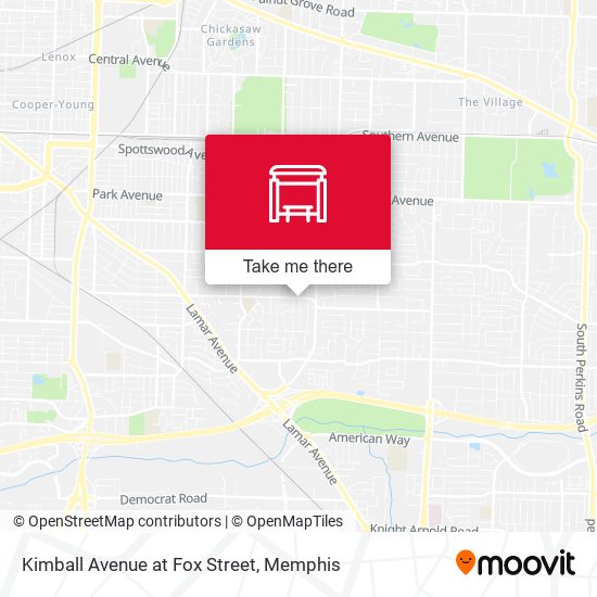 Mapa de Kimball Avenue at Fox Street