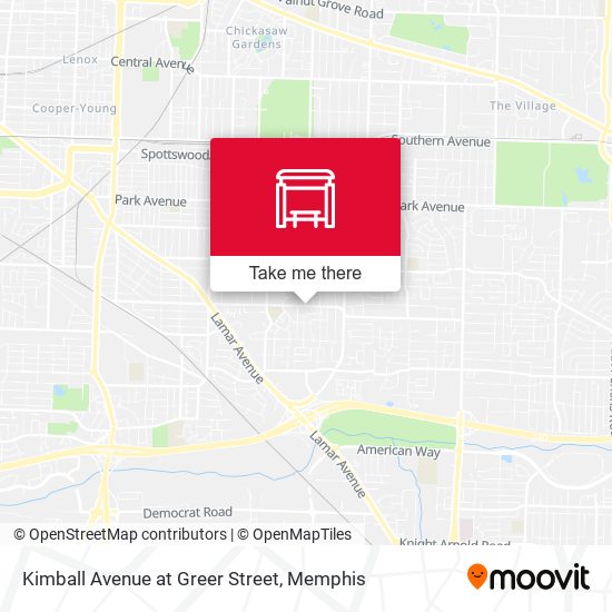 Mapa de Kimball Avenue at Greer Street