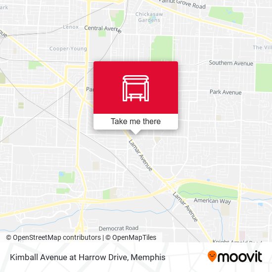 Kimball Avenue at Harrow Drive map