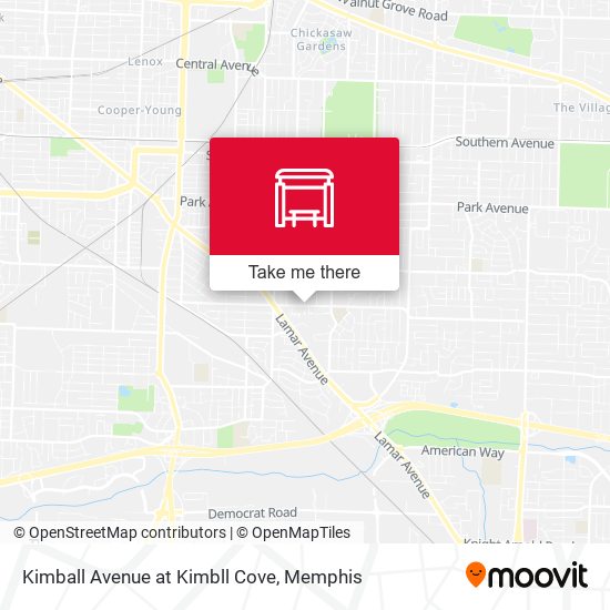 Kimball Avenue at Kimbll Cove map