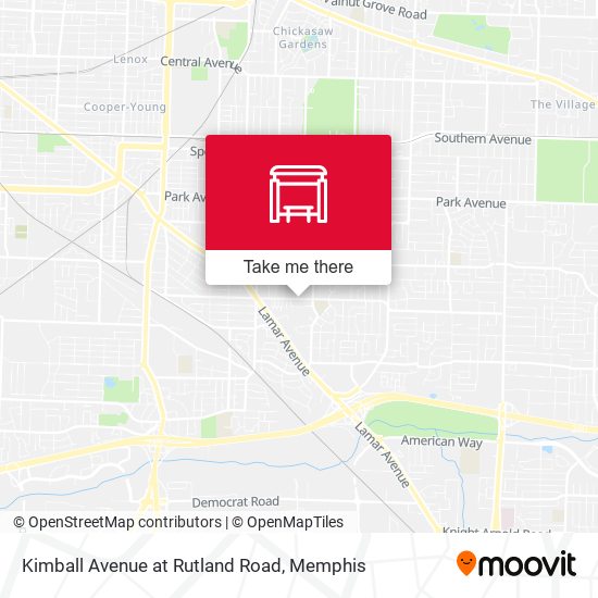 Kimball Avenue at Rutland Road map