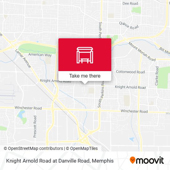 Knight Arnold Road at Danville Road map