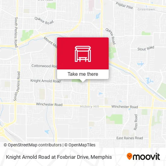 Mapa de Knight Arnold Road at Foxbriar Drive