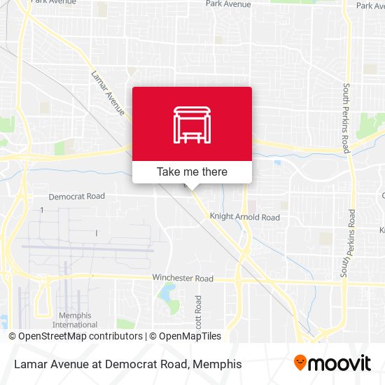 Mapa de Lamar Avenue at Democrat Road