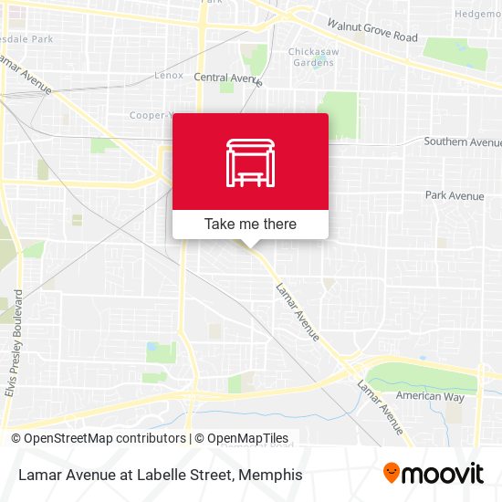 Mapa de Lamar Avenue at Labelle Street