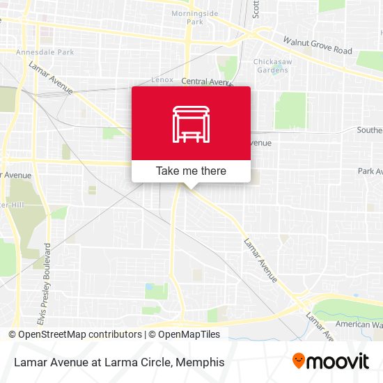 Mapa de Lamar Avenue at Larma Circle