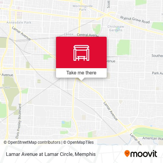 Lamar Avenue at Lamar Circle map