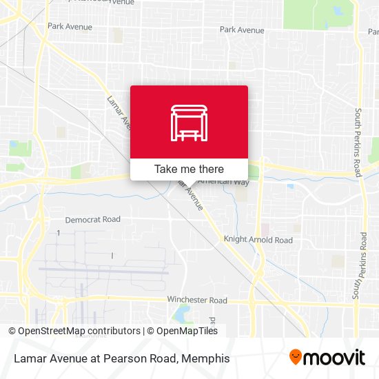 Mapa de Lamar Avenue at Pearson Road