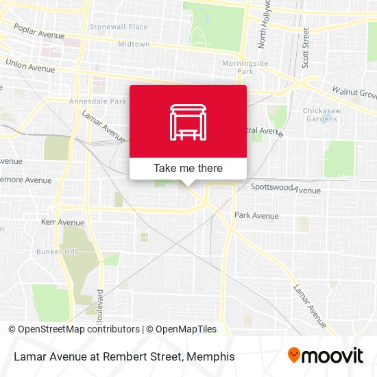 Lamar Avenue at Rembert Street map
