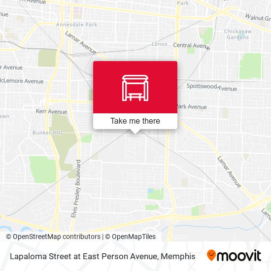 Mapa de Lapaloma Street at East Person Avenue