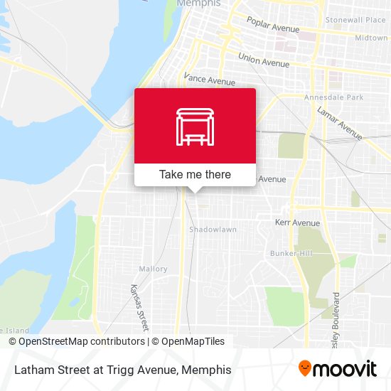 Latham Street at Trigg Avenue map