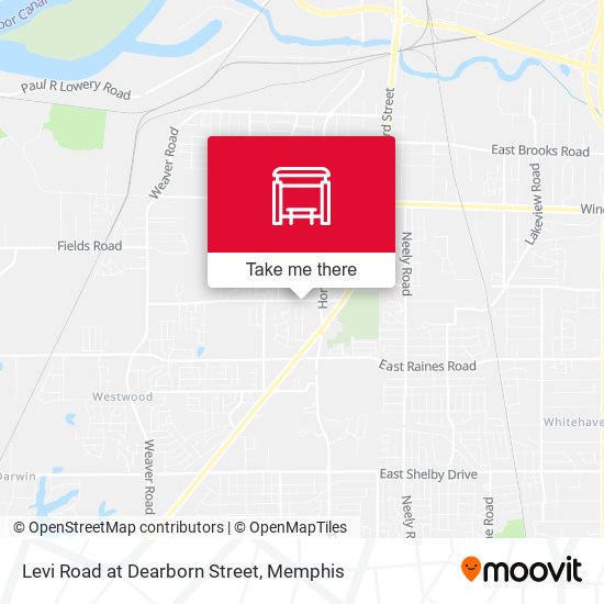 Levi Road at Dearborn Street map