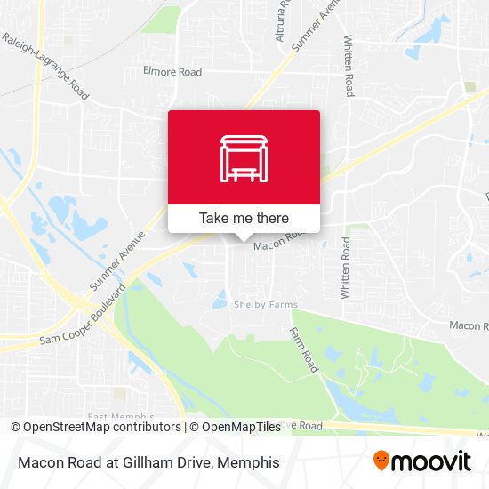 Mapa de Macon Road at Gillham Drive