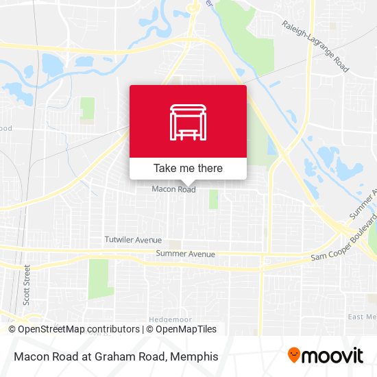 Macon Road at Graham Road map
