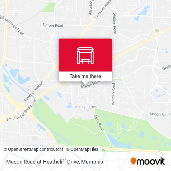 Mapa de Macon Road at Heathcliff Drive