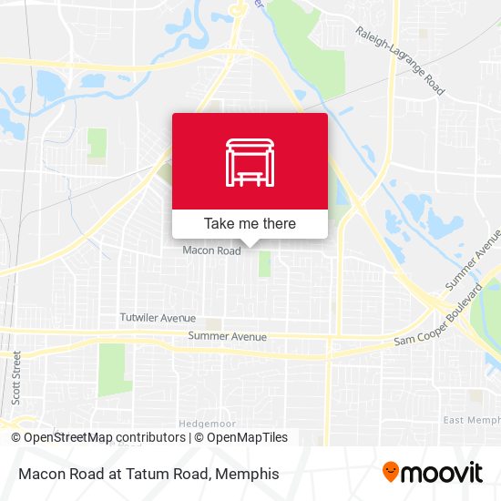 Macon Road at Tatum Road map
