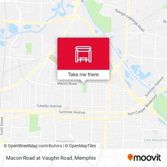 Macon Road at Vaughn Road map