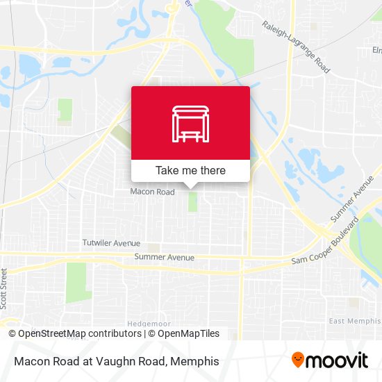 Macon Road at Vaughn Road map