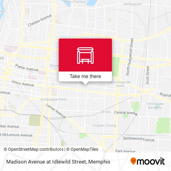 Madison Avenue at Idlewild Street map