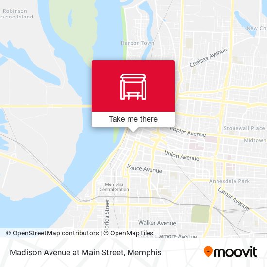 Mapa de Madison Avenue at Main Street