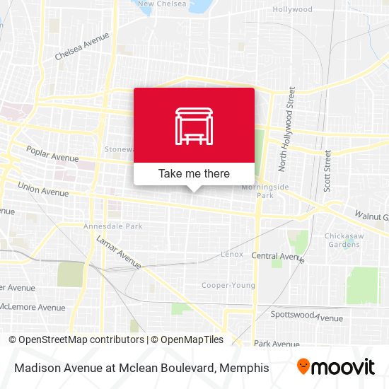 Mapa de Madison Avenue at Mclean Boulevard