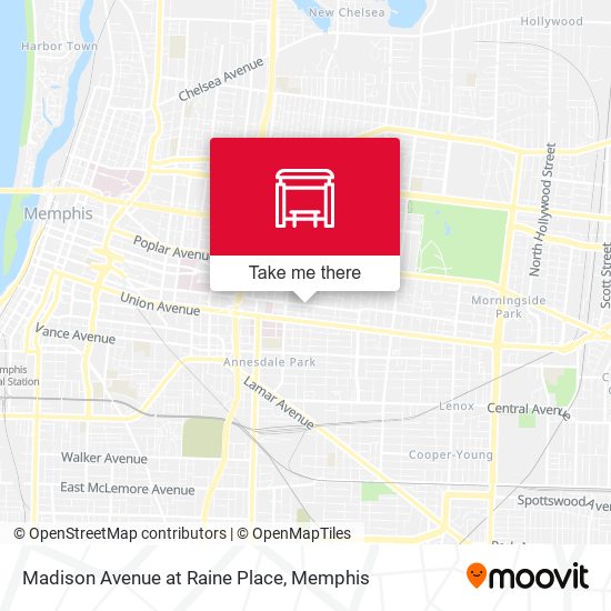 Madison Avenue at Raine Place map