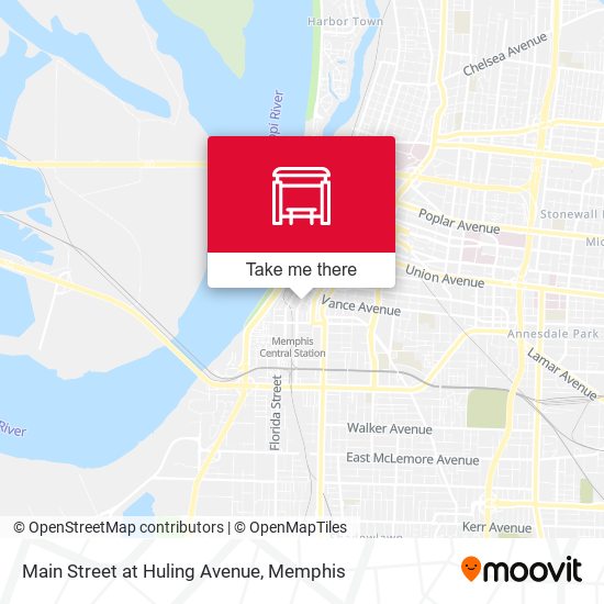 Main Street at Huling Avenue map