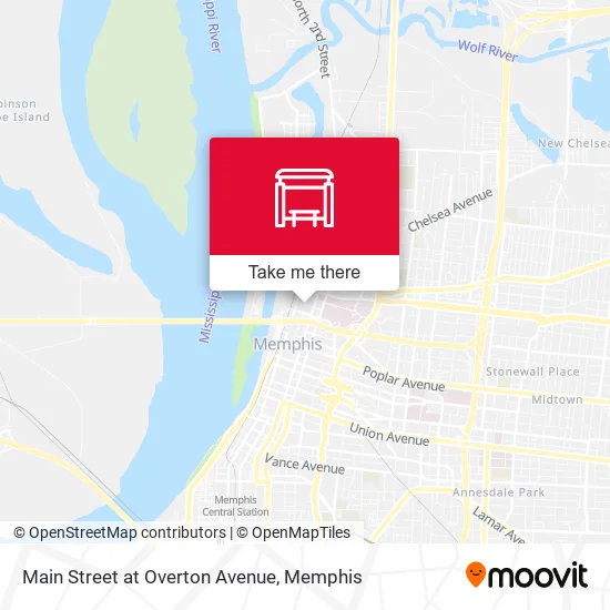 Mapa de Main Street at Overton Avenue