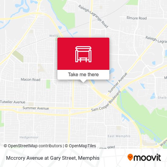 Mccrory Avenue at Gary Street map