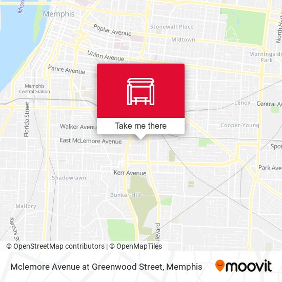 Mapa de Mclemore Avenue at Greenwood Street