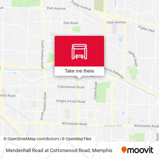 Mapa de Mendenhall Road at Cottonwood Road