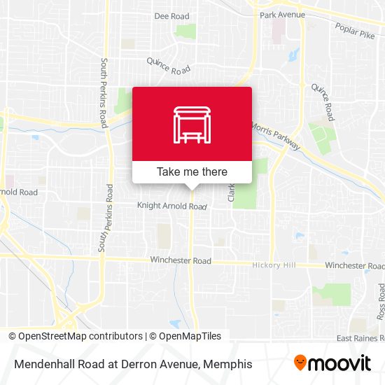 Mapa de Mendenhall Road at Derron Avenue
