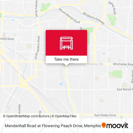 Mapa de Mendenhall Road at Flowering Peach Drive