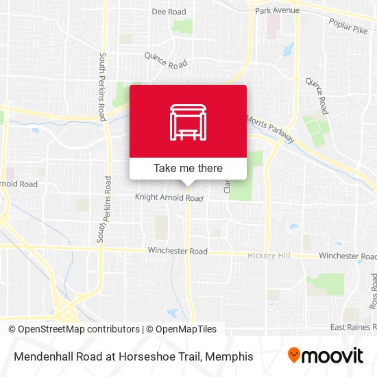 Mendenhall Road at Horseshoe Trail map