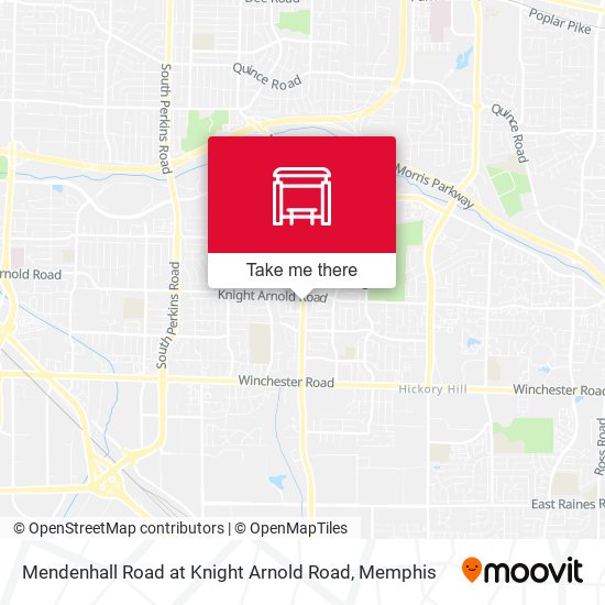 Mendenhall Road at Knight Arnold Road map