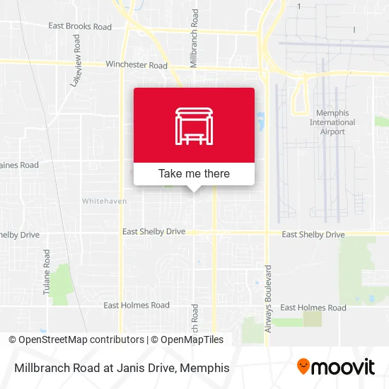 Mapa de Millbranch Road at Janis Drive