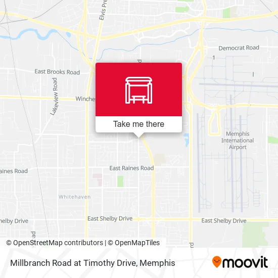 Mapa de Millbranch Road at Timothy Drive