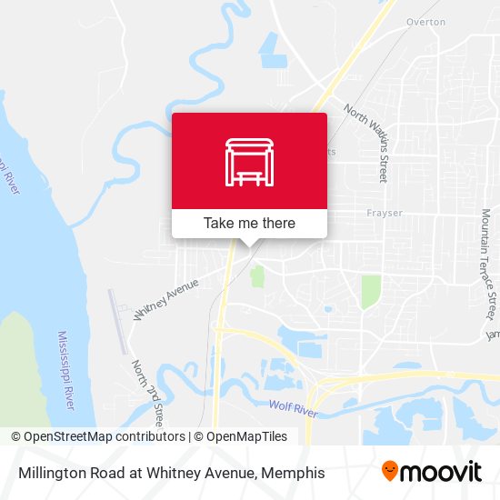 Millington Road at Whitney Avenue map