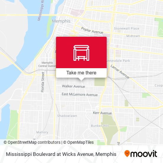 Mapa de Mississippi Boulevard at Wicks Avenue