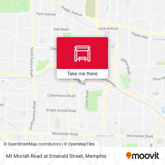 Mt Moriah Road at Emerald Street map