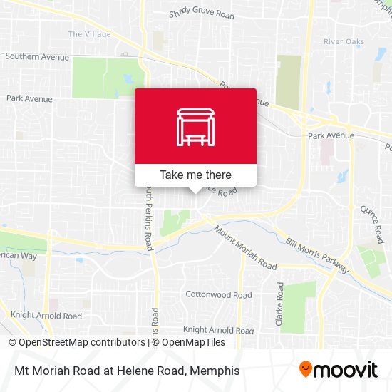 Mt Moriah Road at Helene Road map