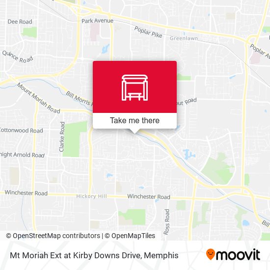 Mapa de Mt Moriah Ext at Kirby Downs Drive