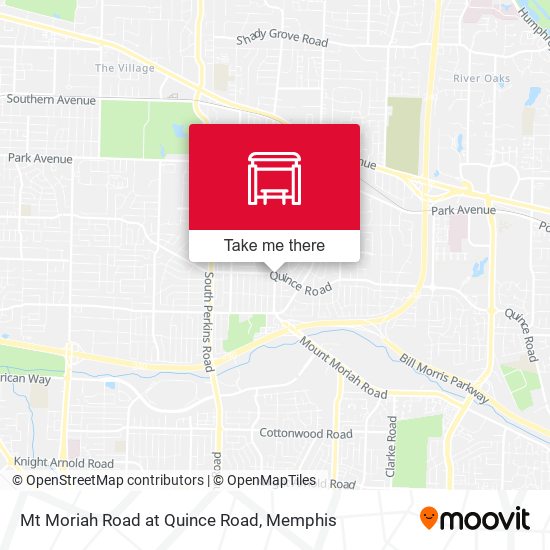 Mt Moriah Road at Quince Road map