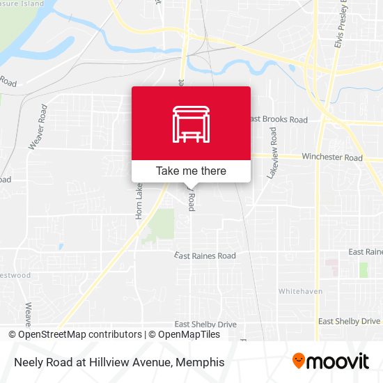 Mapa de Neely Road at Hillview Avenue