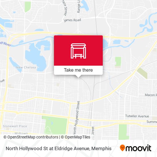 Mapa de North Hollywood St at Eldridge Avenue