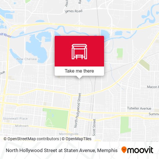 Mapa de North Hollywood Street at Staten Avenue
