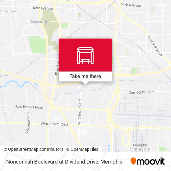 Mapa de Nonconnah Boulevard at Dividend Drive