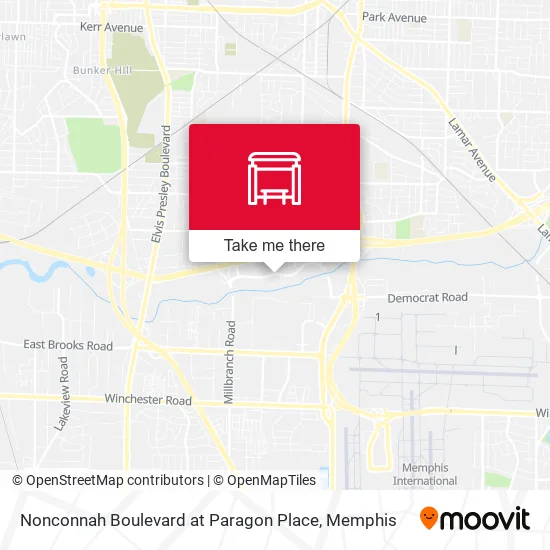 Mapa de Nonconnah Boulevard at Paragon Place